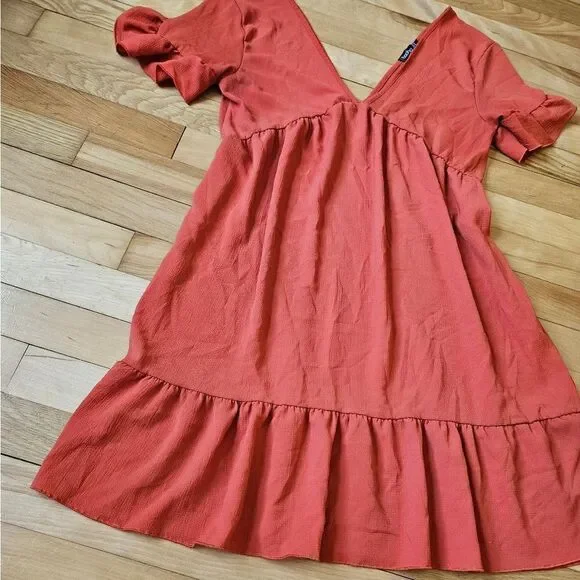 Boohoo Orange Dress - Picture 4 of 9